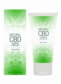 Лубрикант с пролонгирующим эффектом Natural CBD Numbing Lubricant - 50 мл. - Shots Media BV - купить с доставкой в Энгельсе