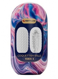 Мастурбатор в форме яйца Coquettish Balls - Baile - в Энгельсе купить с доставкой