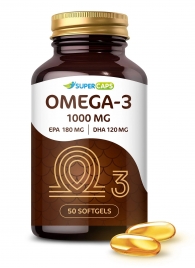 Пищевая добавка SuperCaps OMEGA-3 - 50 капсул (1000 мг) - SuperCaps - купить с доставкой в Энгельсе