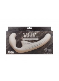 Бежевый безремневой страпон Temptation - Lola Games - купить с доставкой в Энгельсе