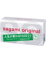 Ультратонкие презервативы Sagami Original 0.02 - 10 шт. - Sagami - купить с доставкой в Энгельсе