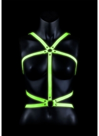 Портупея Body Harness с неоновым эффектом - размер L-XL - Shots Media BV - купить с доставкой в Энгельсе