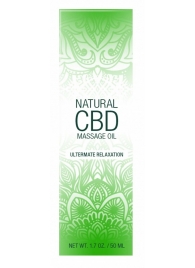 Массажное масло Natural CBD Massage Oil - 50 мл. - Shots Media BV - купить с доставкой в Энгельсе