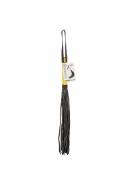 Черная плеть с желтой рукоятью Boundless Flogger - 69,25 см. - California Exotic Novelties - купить с доставкой в Энгельсе