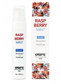 Возбуждающий гель Raspberry Mint с ароматом малины и мяты - 15 мл. - Exsens - купить с доставкой в Энгельсе