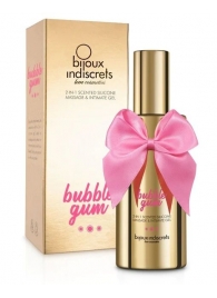 Гель с ароматом жвачки Bubblegum 2-in-1 Scented Silicone Massage And Intimate Gel - 100 мл. - Bijoux Indiscrets - купить с доставкой в Энгельсе