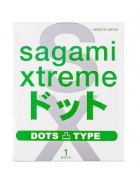 Презерватив Sagami Xtreme Type-E с точками - 1 шт. - Sagami - купить с доставкой в Энгельсе