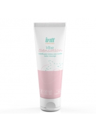 Лубрикант на водной основе Vibe Sensation с клубничным вкусом и легким вибрирующим эффектом - 50 гр. - INTT - купить с доставкой в Энгельсе
