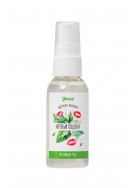 Съедобная гель-смазка Yovee «Мятный поцелуй» с Д-пантенолом и вкусом мяты - 50 мл. - ToyFa - купить с доставкой в Энгельсе