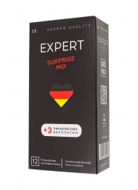 Презервативы EXPERT Surprise Mix - 12 шт.(+3 в подарок) - Expert - купить с доставкой в Энгельсе