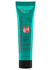 Съедобный интимный гель Orgie Lube Tube Cocktail Strawberry Mojito - 100 мл. - ORGIE - купить с доставкой в Энгельсе