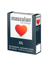 Презервативы увеличенного размера Masculan XXL - 3 шт. - Masculan - купить с доставкой в Энгельсе