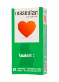 Презервативы анатомической формы Masculan Anatomic - 10 шт. - Masculan - купить с доставкой в Энгельсе