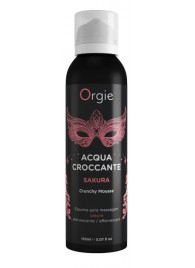 Хрустящая пенка для массажа Orgie Acqua Croccante Sakura с ароматом сакуры - 150 мл. - ORGIE - купить с доставкой в Энгельсе