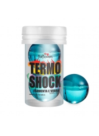 Интимный гель Termo Shock Hot Ball с разогревающе-покалывающим эффектом (2 шарика по 3 гр.) - HotFlowers - купить с доставкой в Энгельсе