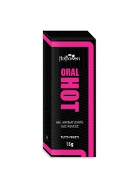 Гель для оральных ласк Oral Hot с согревающим эффектом - 15 гр. - HotFlowers - купить с доставкой в Энгельсе