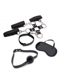 Набор для фиксации из 7 предметов Hogtie   Ball Gag Kit - Lux Fetish - купить с доставкой в Энгельсе