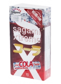 Ароматизированные презервативы Sagami Xtreme COLA - 10 шт. - Sagami - купить с доставкой в Энгельсе