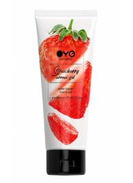 Лубрикант на водной основе OYO Aroma Gel Strawberry с ароматом клубники - 75 мл. - OYO - купить с доставкой в Энгельсе