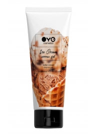 Лубрикант на водной основе OYO Aroma Gel Ice Cream с ароматом пломбира - 75 мл. - OYO - купить с доставкой в Энгельсе