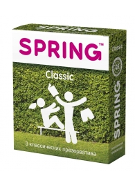 Классические презервативы SPRING CLASSIC - 3 шт. - SPRING - купить с доставкой в Энгельсе