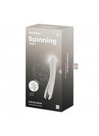 Телесный вибратор-ротатор Spinning Vibe 1 - 18 см. - Satisfyer