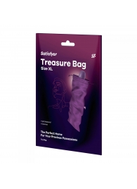 Фиолетовый мешочек для хранения игрушек Treasure Bag XL - Satisfyer - купить с доставкой в Энгельсе