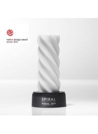 Белый 3D мастурбатор SPIRAL - Tenga - в Энгельсе купить с доставкой