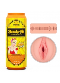 Телесный мастурбатор-вагина Pleasure Brew Masturbator-Blond Ale в банке - Lovetoy - в Энгельсе купить с доставкой