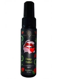 Спрей для горла Deep Throat с десенсибилизирующим эффектом и вкусом клубники - 50 мл. - БиоМед - купить с доставкой в Энгельсе