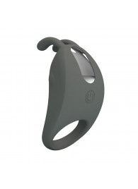 Серое эрекционное кольцо с вибрацией Master Ring - Baile - в Энгельсе купить с доставкой