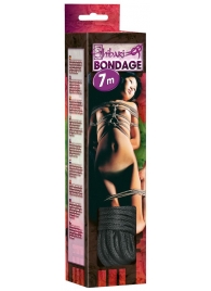 Чёрная веревка для связывания - 700 см. - Orion - купить с доставкой в Энгельсе