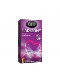 Презервативы с рёбрышками Domino Harmony - 6 шт. - Domino - купить с доставкой в Энгельсе