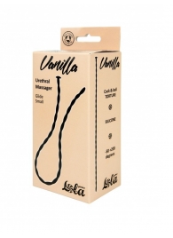 Черный уретральный массажер Glide Small - 30 см. - Lola Games - купить с доставкой в Энгельсе