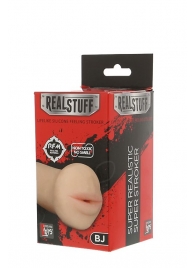 Нежный мастурбатор-ротик REALSTUFF 5INCH MASTURBATOR BJ - Dream Toys - в Энгельсе купить с доставкой