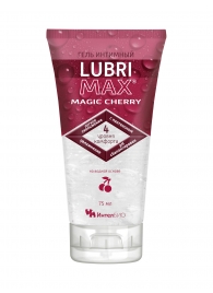 Интимный гель-смазка на водной основе Lubrimax Magic Cherry - 75 мл. - ИнтелБИО - купить с доставкой в Энгельсе