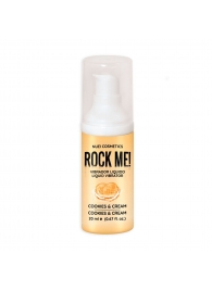 Жидкий вибратор Nuei Rock Me! с ароматом печенья и сливок - 20 мл. - Nuei cosmetics - купить с доставкой в Энгельсе