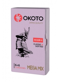 Презервативы OKOTO Mega Mix - 12 шт. - Sitabella - купить с доставкой в Энгельсе