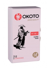 Тонкие презервативы OKOTO Ultra Thin - 12 шт. - Sitabella - купить с доставкой в Энгельсе