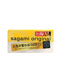 Презервативы увеличенного размера Sagami Original 0.02 XL-size - 12 шт. - Sagami - купить с доставкой в Энгельсе