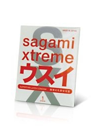 Ультратонкий презерватив Sagami Xtreme SUPERTHIN - 1 шт. - Sagami - купить с доставкой в Энгельсе