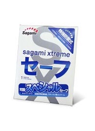 Презерватив Sagami Xtreme Ultrasafe с двойным количеством смазки - 1 шт. - Sagami - купить с доставкой в Энгельсе