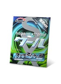 Презерватив Sagami Xtreme Mint с ароматом мяты - 1 шт. - Sagami - купить с доставкой в Энгельсе