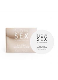 Массажная свеча для всего тела Slow Sex - 50 гр. - Bijoux Indiscrets - купить с доставкой в Энгельсе