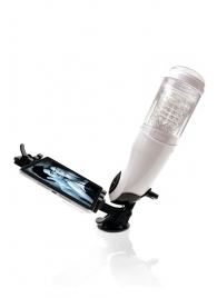 Перезаряжаемый мастурбатор-вагина с держателем для мобильных устройств Extreme Toyz Me - Pipedream - в Энгельсе купить с доставкой