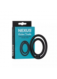 Черное двойное эрекционное кольцо Nexus Enduro Double - Nexus Range - в Энгельсе купить с доставкой