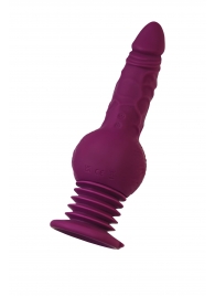 Фиолетовая мини-машина для секса Striker с пультом ДУ - 23,5 см. - ToyFa - купить с доставкой в Энгельсе