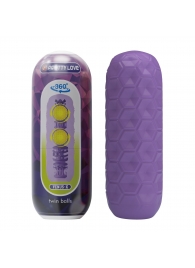 Фиолетовый мастурбатор Venus-X Twin balls - Baile - в Энгельсе купить с доставкой
