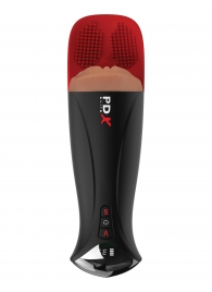 Мастурбатор-вагина в колбе с вибрацией Fuck-O-Matic Pro XL - Pipedream - в Энгельсе купить с доставкой