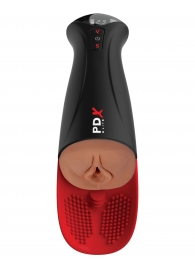 Мастурбатор-вагина в колбе с вибрацией Fuck-O-Matic Pro XL - Pipedream - в Энгельсе купить с доставкой